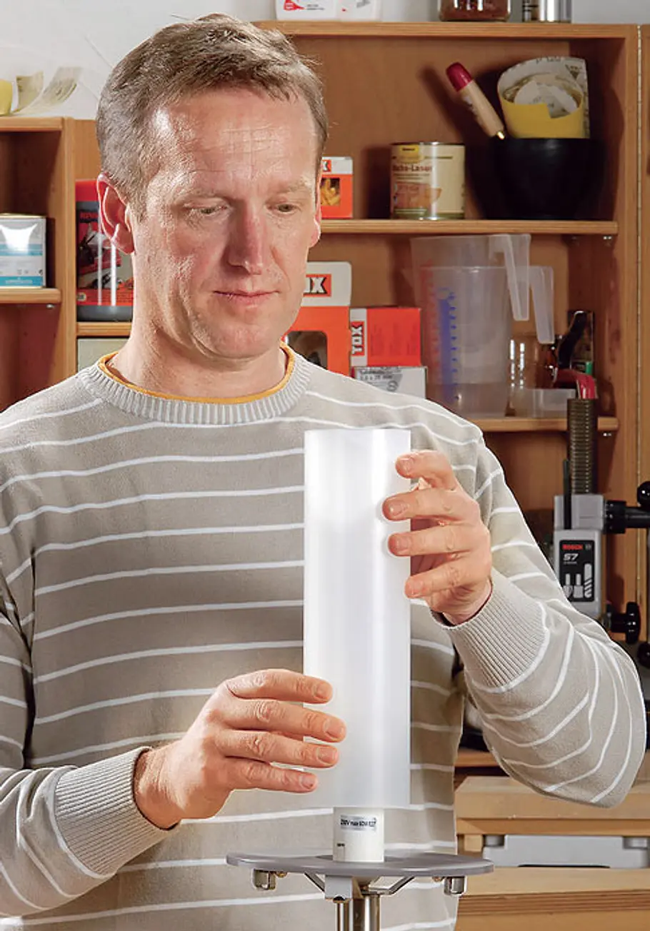 Lampenschirm aus Plexiglas: Schritt 3 von 5