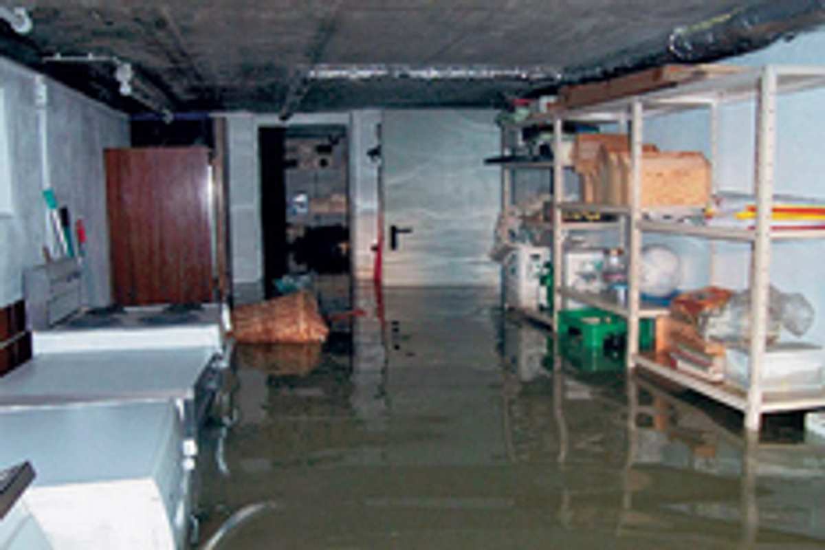 Hochwasserschutz - Rückstausicherung am Haus