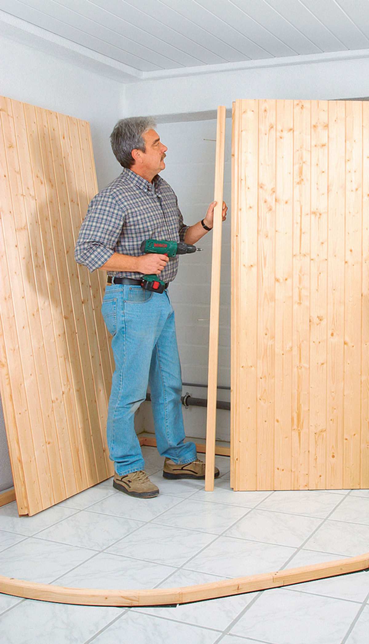 Sauna im Keller