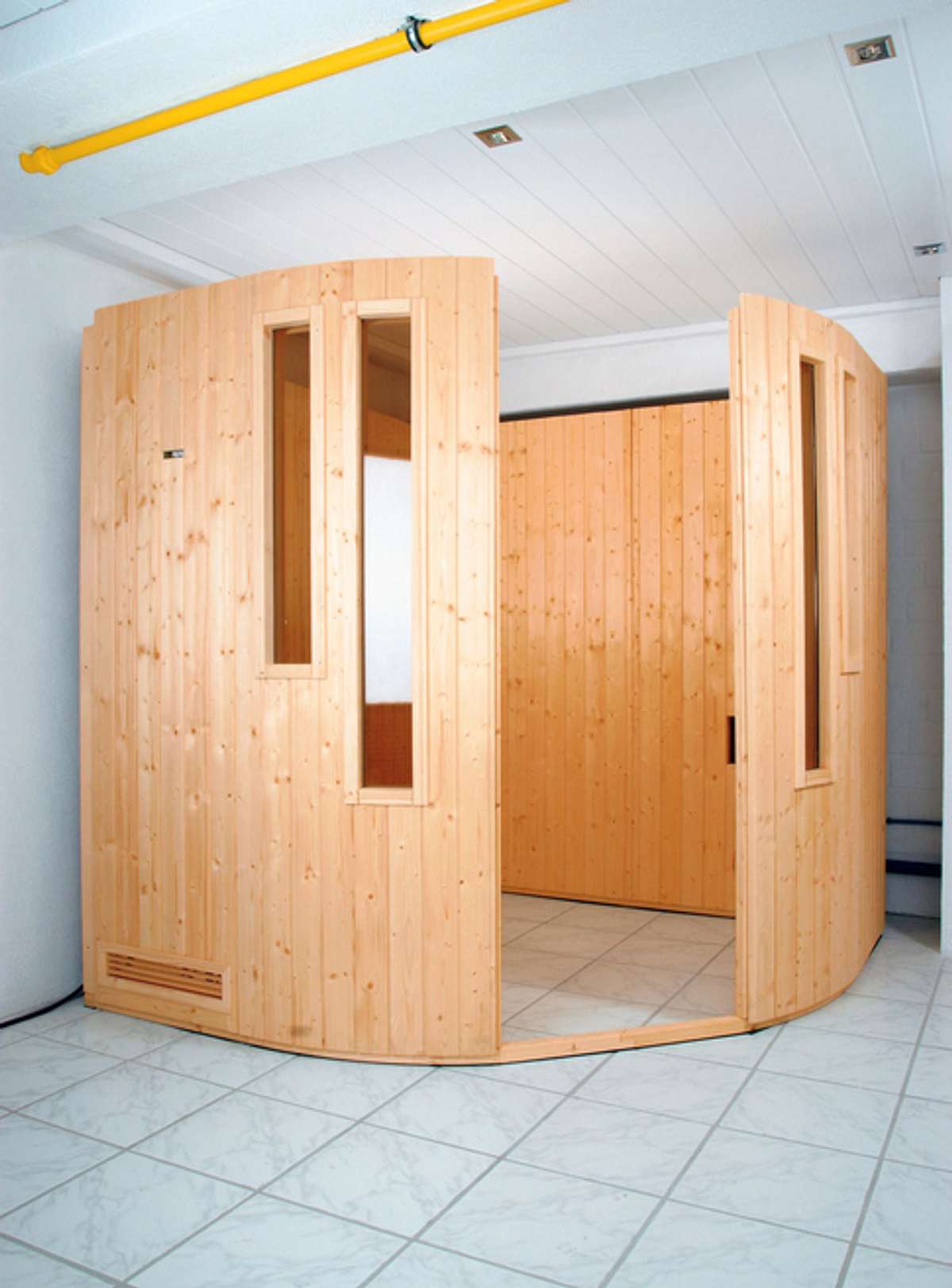 Sauna im Keller