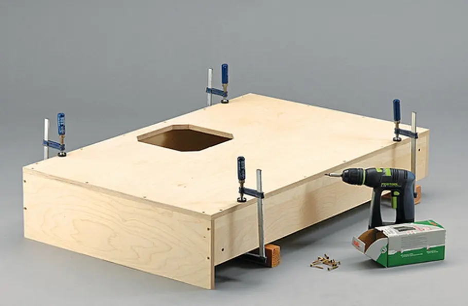 Werktisch selber bauen Bauplan Werktisch