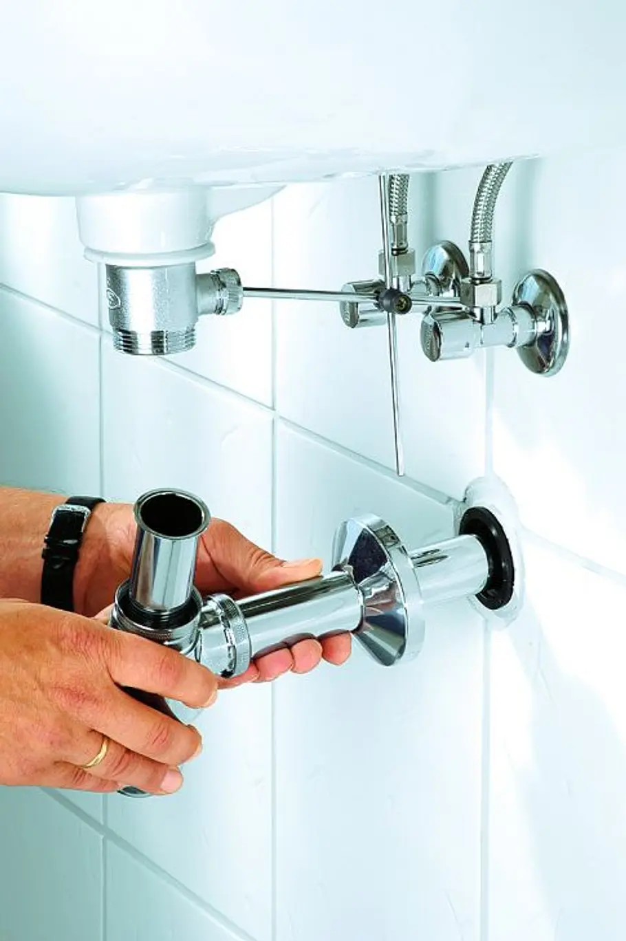 Waschbecken befestigen: Schritt 12