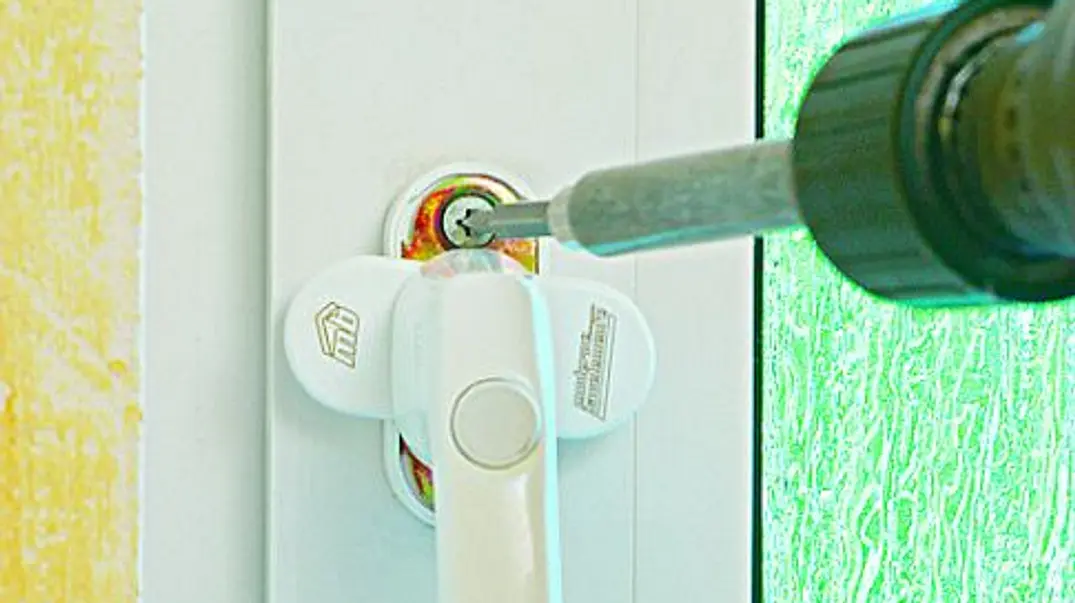 Abschließbarer Fenstergriff Abschließbarer Fenstergriff