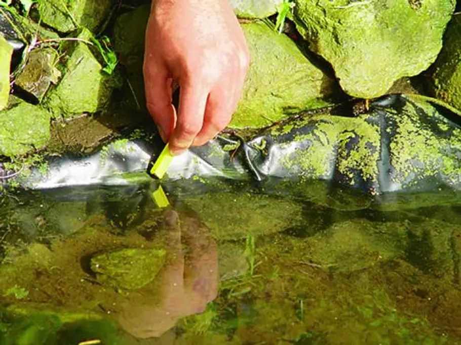 Teichfolie kleben: Schritt 3 Teichfolie kleben