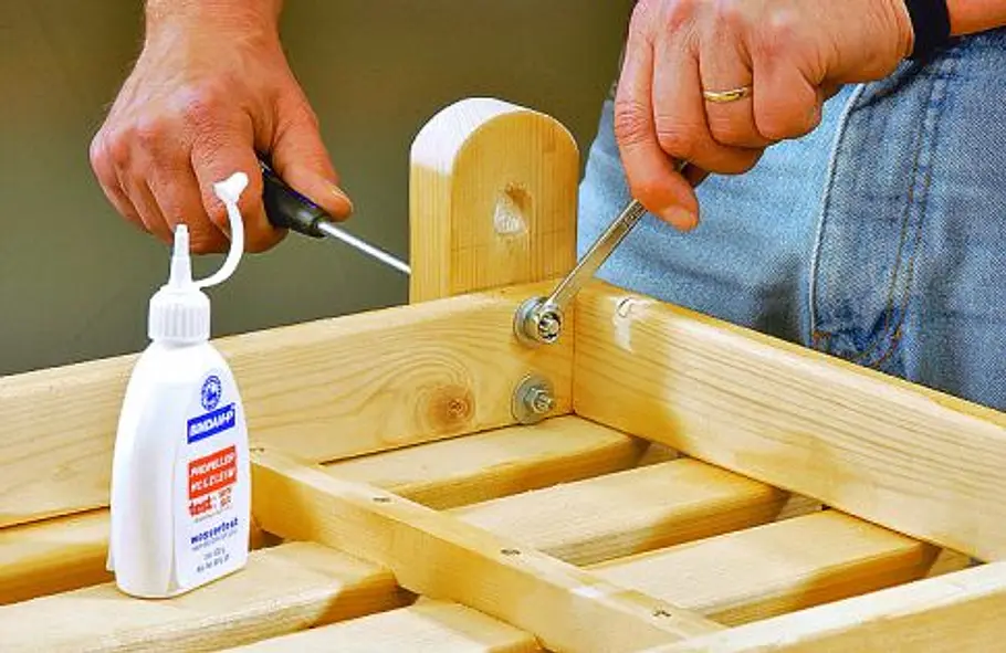 Schaukelbank zum Aufhängen Schaukelbank bauen