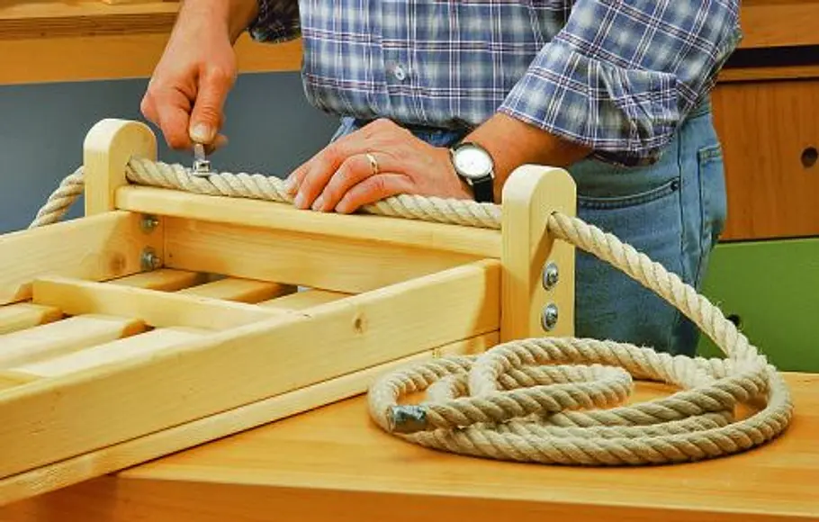 Schaukelbank zum Aufhängen Schaukelbank bauen