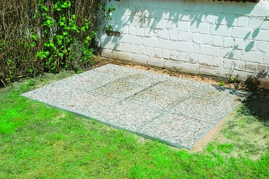 Geräteschuppen bauen: Schritt 1 von 21 Gartenhaus bauen