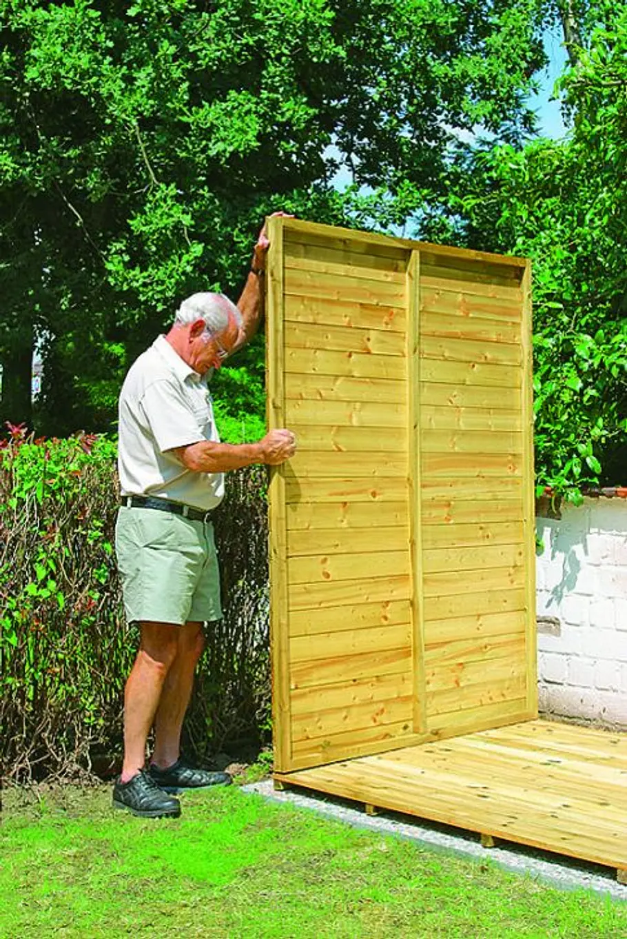 Geräteschuppen bauen: Schritt 5 von 21 Gartenhaus selber bauen