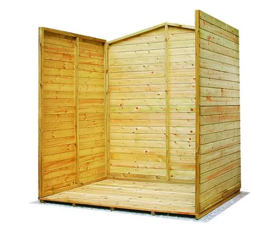 Geräteschuppen bauen: Schritt 7 von 21 Geräteschuppen