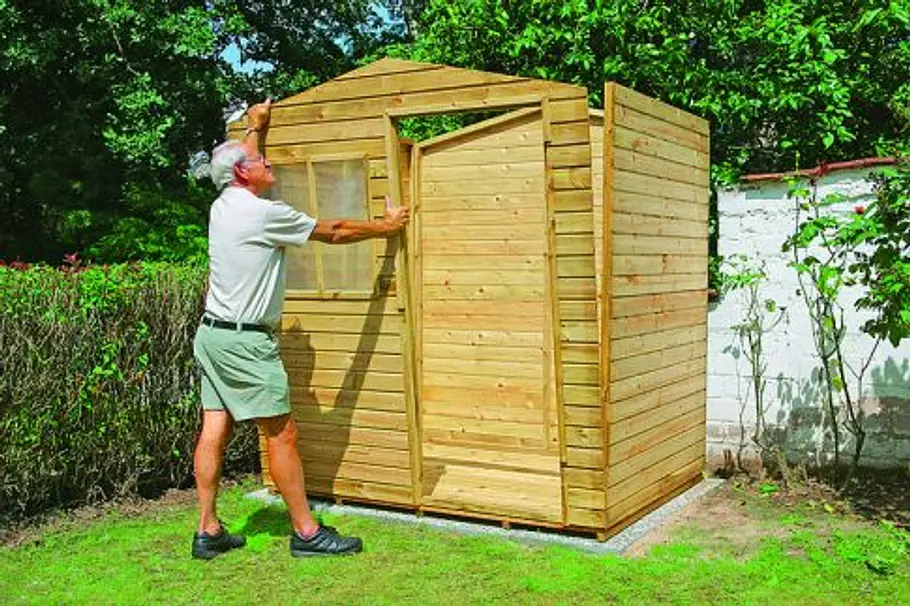 Geräteschuppen bauen: Schritt 9 von 21 Geräteschuppen