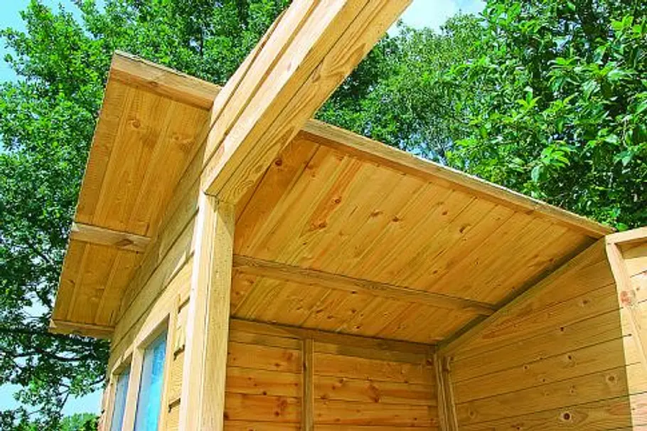 Geräteschuppen bauen: Schritt 10 von 21 Geräteschuppen