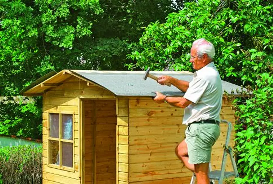 Geräteschuppen bauen: Schritt 13 von 21 Geräteschuppen