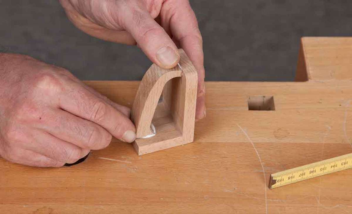 3D Puzzle: Handgriff ausschneiden
