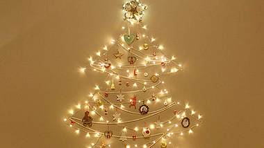 Wand-Weihnachtsbaumbeleuchtung - Foto: Hersteller / 3M