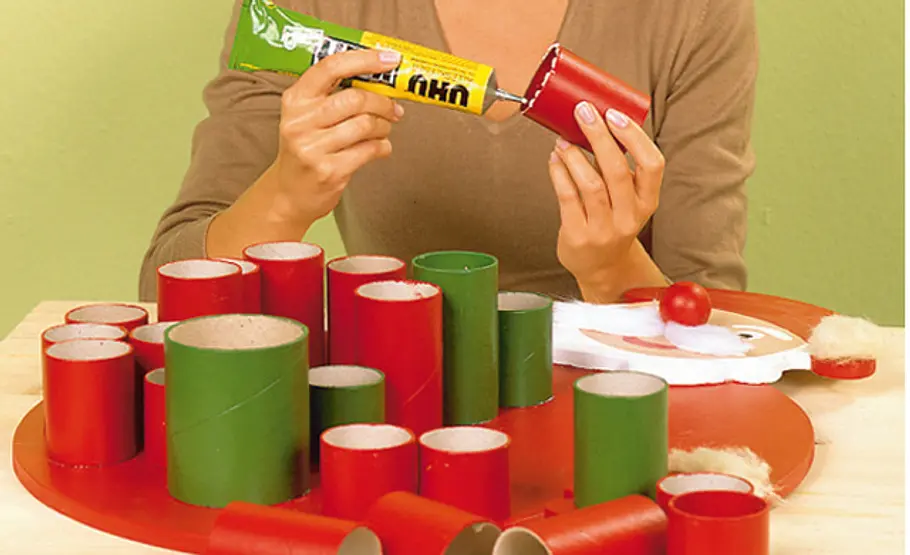 Türchen aufkleben