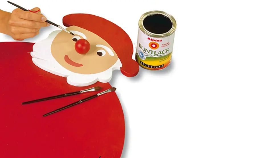 Adventskalender lackieren
