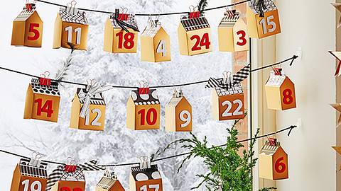 Adventskalender zum Befüllen basteln - Foto: Hersteller / Bosch