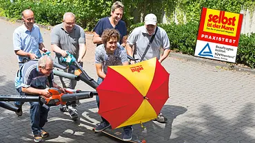 Akku-Laubbläser im Test - Foto: sidm / KEH Akku-Laubbläser im Test - Foto: sidm / KEH