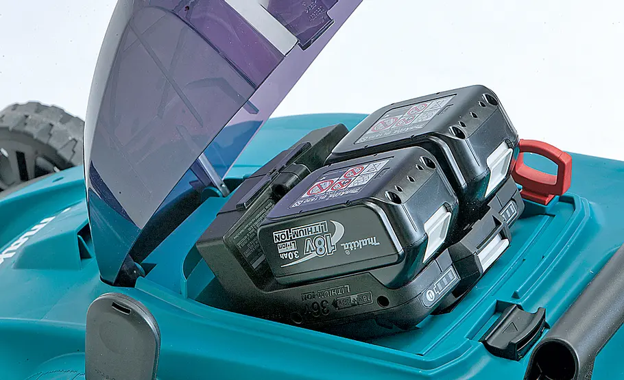 Akku-Rasenmäher von Makita selbst ausprobiert: Akku-Rasenmäher von Makita