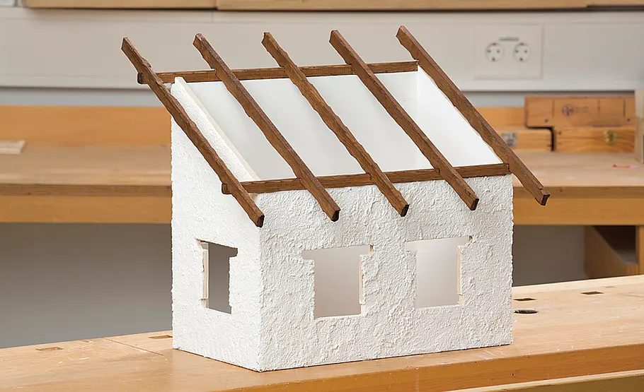 Bauplan: Alpenkrippe Bauplan: Alpenländische Krippe