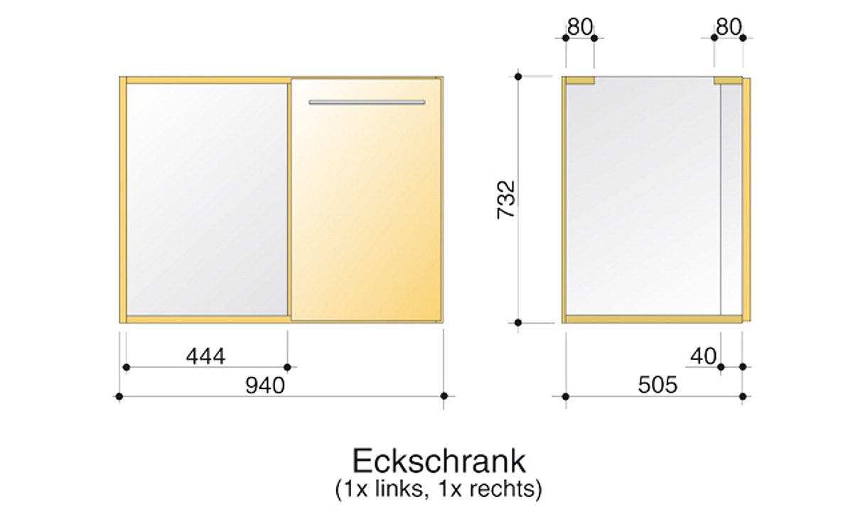 Eckschrank