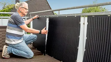 Anordnung Solarmodule - Foto: sidm / Michael Müller-Münker Anordnung Solarmodule - Foto: sidm / Michael Müller-Münker