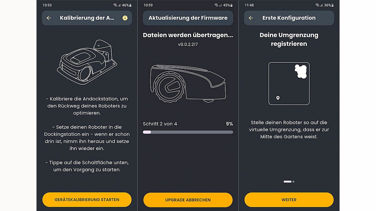 App Ansicht Programmierung