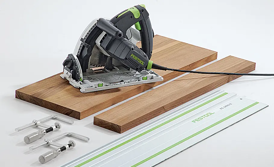 Ausziehbaren Esstisch bauen Holz sägen