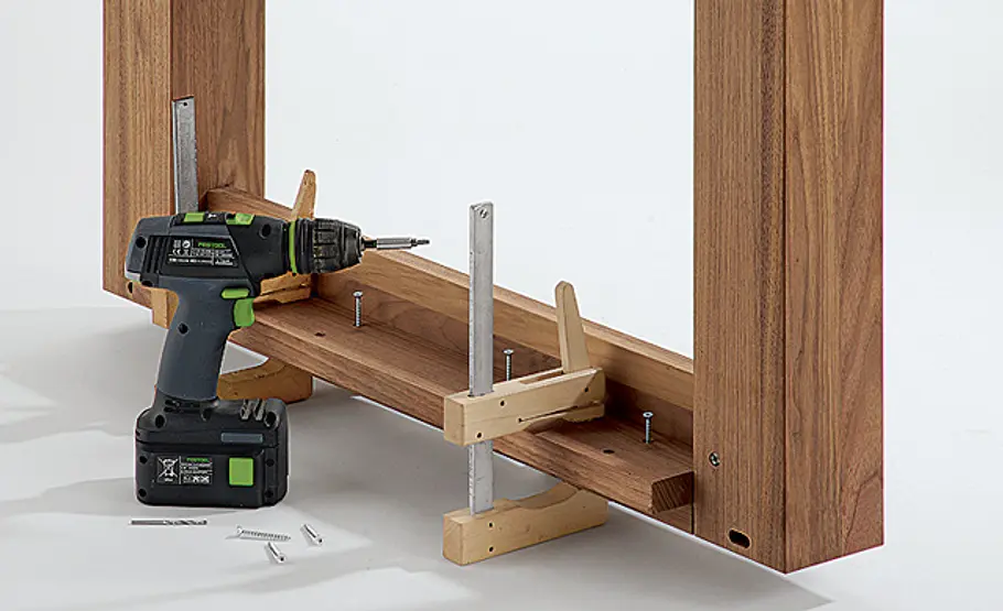 Ausziehbaren Esstisch bauen Tischbeine fertigen