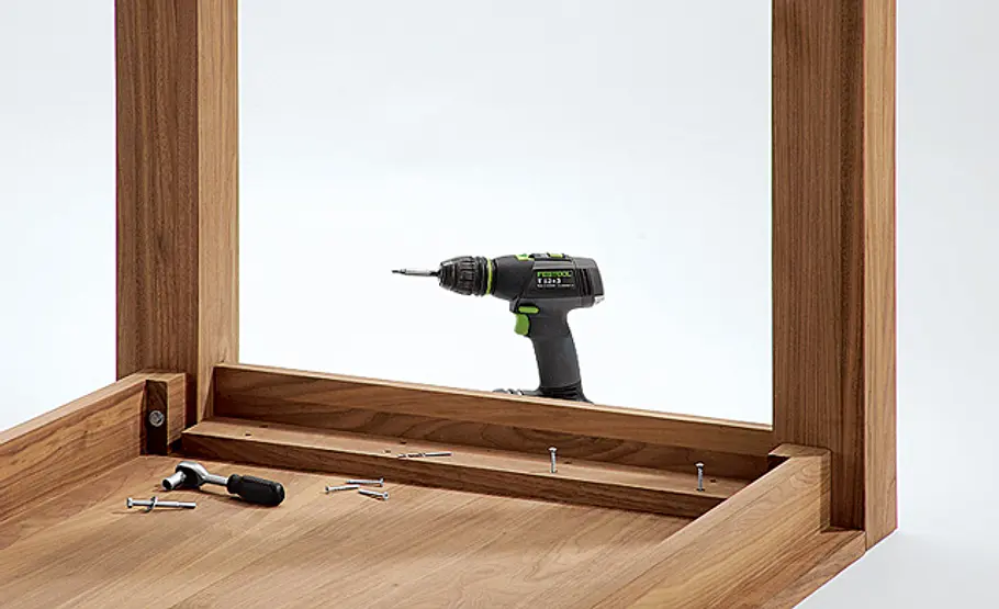 Ausziehbaren Esstisch bauen Tisch montieren