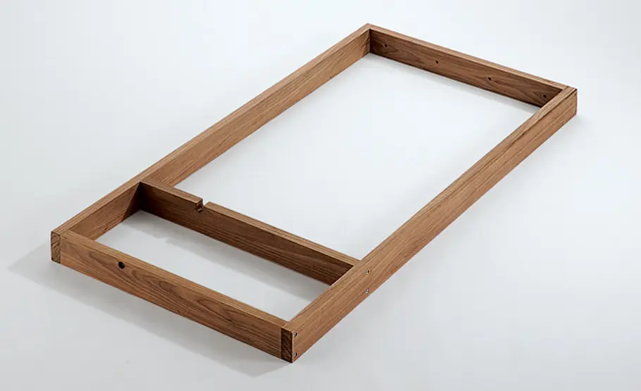 Ausziehbaren Esstisch bauen Tischzarge