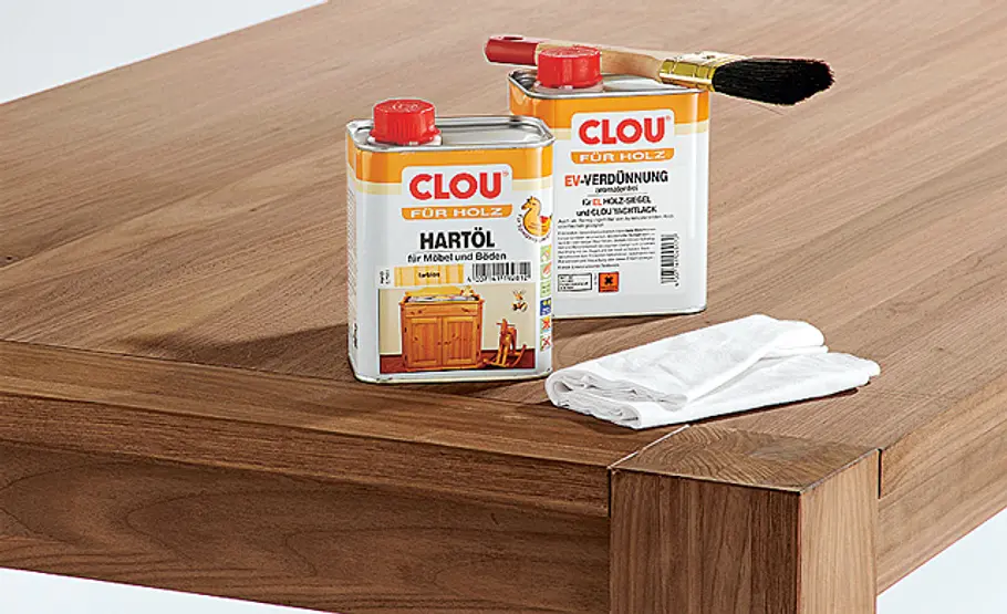 Ausziehbaren Esstisch bauen Tisch ölen