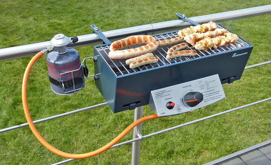 Balkongeländer-Gasgrill von Landmann Gasgrill von Landmann