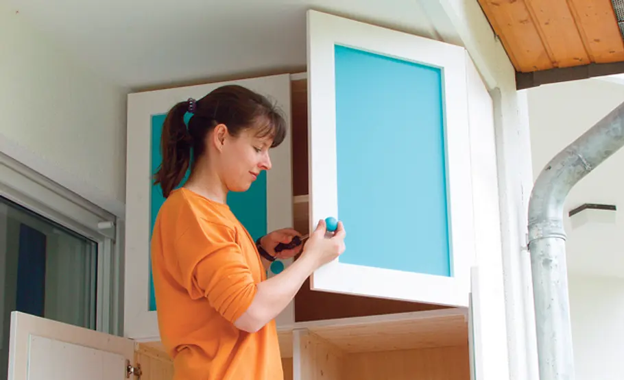Balkonschrank bauen: Schritt 16 von 17 Balkonschrank