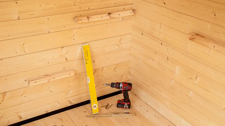 Bänke Sauna anbringen Bänke Sauna anbringen