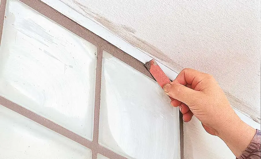Glasbausteine mauern: Schritt 11 von 12 Glasbausteine mauern