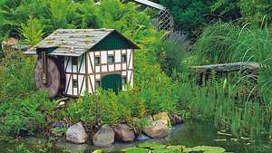 Fachwerk-Wassermühle bauen