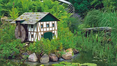 Fachwerk-Wassermühle bauen