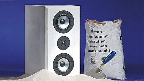 Hifi-Boxen aus Beton