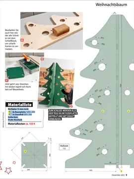 Zeichnung und Materialliste 