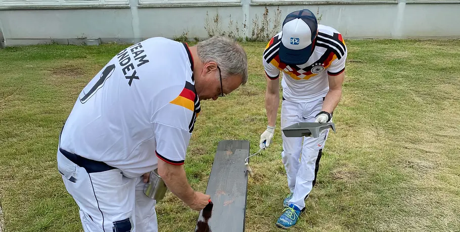 Bondex sensitiv Öl gemeinsam streichen