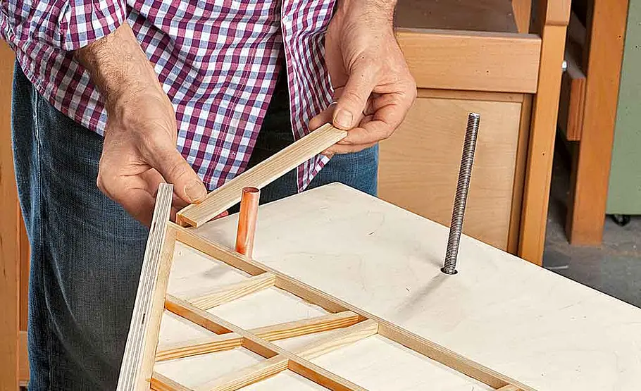 Wassermühle bauen: Schritt 32 von 53 Wassermühle selber bauen