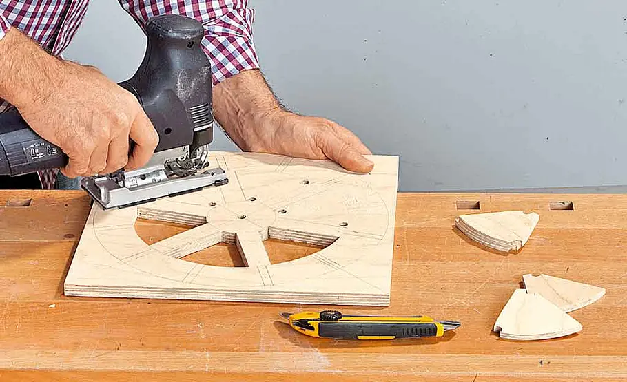 Wassermühle bauen: Schritt 43 von 53 Windmühle selber bauen