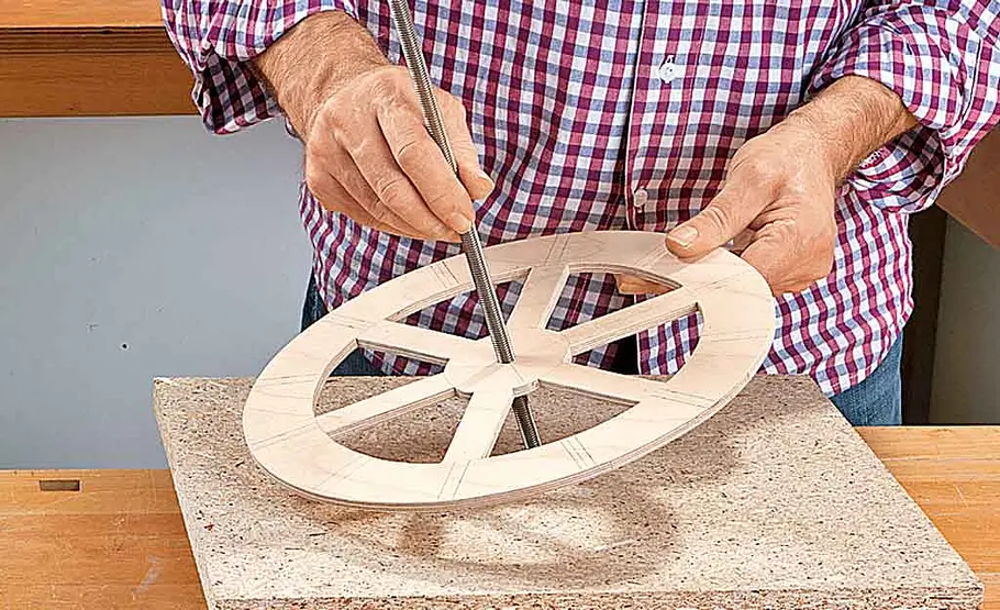 Wassermühle bauen: Schritt 45 von 53 Windmühle selber bauen