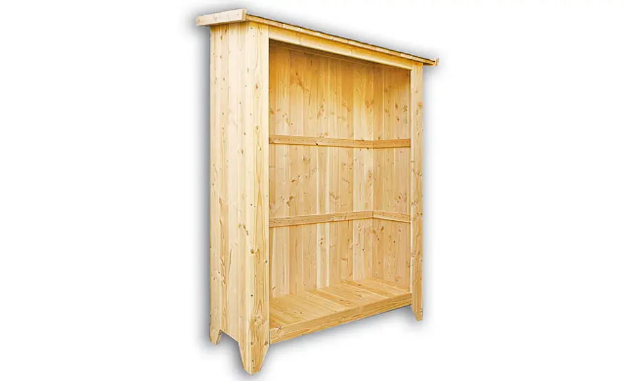 Kaminholzlager bauen