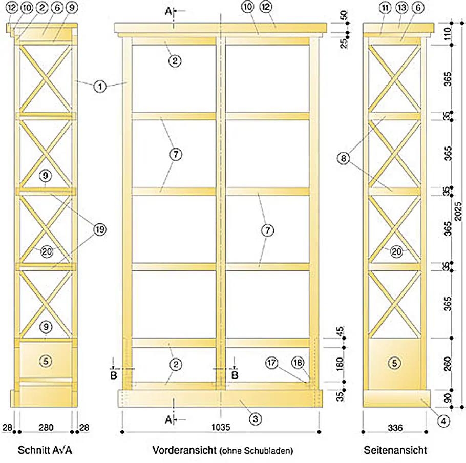 Bücherregal bauen Bücherregal selber bauen