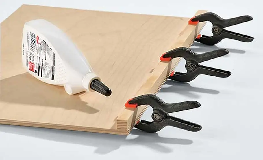 Cajón selber bauen Cajón: Quadratleisten aufleimen
