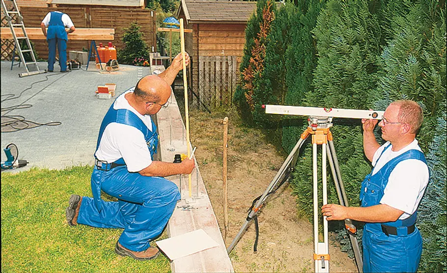 Holz-Carport: Schritt 1 von 23 Carport aus Holz
