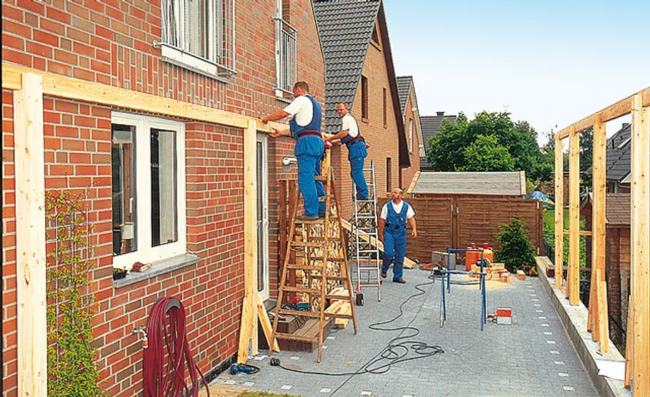 Carport: Schritt 6 von 23 Carport aus Holz