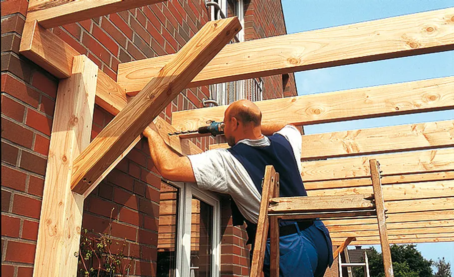 Carport: Schritt 9 von 23 Carport aus Holz